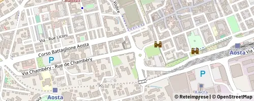 Mappa Aosta