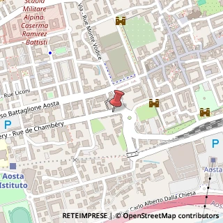 Mappa Via Chambery, 31, 11100 Aosta, Italia, 11100 Aosta, Aosta (Valle d'Aosta)