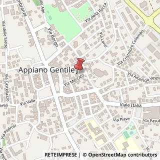 Mappa Via Mercato, 5, 22070 Appiano Gentile, Como (Lombardia)