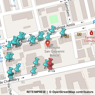 Mappa Corso-Avenue btg. Aosta, 11100 Aosta AO, Italia (0.07407)