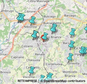 Mappa Via Fontana, 23893 Cassago Brianza LC, Italia (2.56)