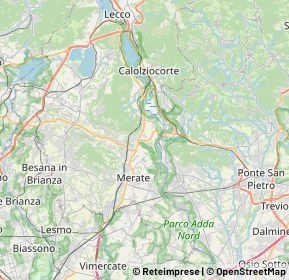 Mappa 23885 Calco LC, Italia (7.802)