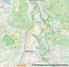 Mappa 23885 Calco LC, Italia (3.8695)