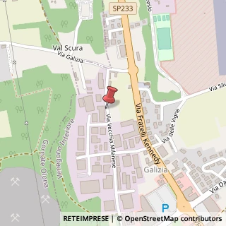 Mappa Via Vecchia Milanese, 23, 21040 Venegono Inferiore, Varese (Lombardia)