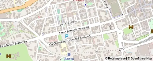 Mappa Aoste