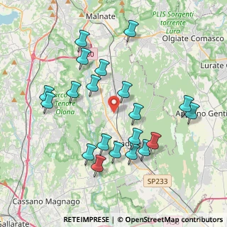 Mappa Via Caduti di Nassiriya, 21040 Venegono Inferiore VA, Italia (3.9585)