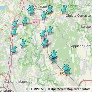 Mappa Via Caduti di Nassiriya, 21040 Venegono Inferiore VA, Italia (4.635)