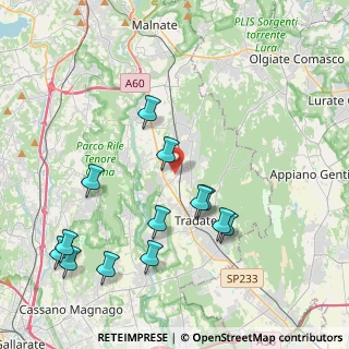 Mappa Via Caduti di Nassiriya, 21040 Venegono Inferiore VA, Italia (4.44538)