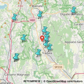 Mappa Via Caduti di Nassiriya, 21040 Venegono Inferiore VA, Italia (3.99167)