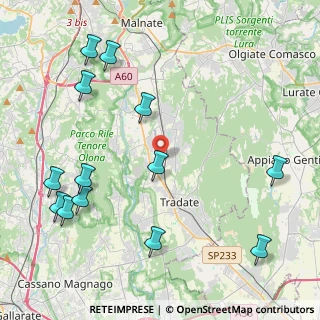 Mappa Via Caduti di Nassiriya, 21040 Venegono Inferiore VA, Italia (5.29692)