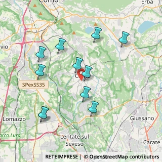 Mappa Via Angelo Longoni, 22063 Cantù CO, Italia (3.87818)