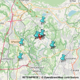 Mappa Via Angelo Longoni, 22063 Cantù CO, Italia (2.76364)