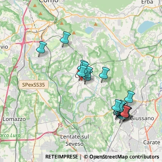 Mappa Via Angelo Longoni, 22063 Cantù CO, Italia (4.0595)