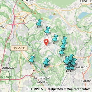 Mappa Via Angelo Longoni, 22063 Cantù CO, Italia (4.52111)