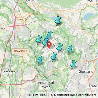 Mappa Via Angelo Longoni, 22063 Cantù CO, Italia (2.78091)