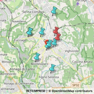 Mappa Via Angelo Longoni, 22063 Cantù CO, Italia (1.38091)