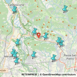 Mappa Via Cà Bognini, 24030 Pontida BG, Italia (5.50833)