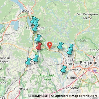 Mappa Via Cà Bognini, 24030 Pontida BG, Italia (7.525)