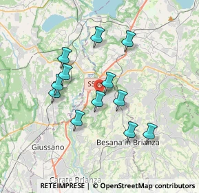 Mappa Via Libertà, 20837 Veduggio Con Colzano MB, Italia (3.15417)