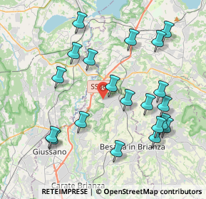 Mappa Via Libertà, 20837 Veduggio Con Colzano MB, Italia (4.1965)