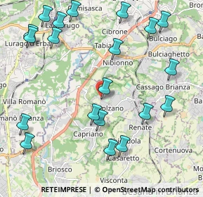 Mappa Via Libertà, 20837 Veduggio Con Colzano MB, Italia (2.542)