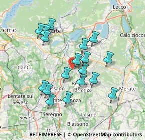 Mappa Via Libertà, 20837 Veduggio Con Colzano MB, Italia (6.59056)