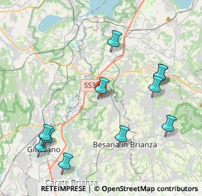 Mappa Via Conturno, 20837 Veduggio Con Colzano MB, Italia (4.64364)