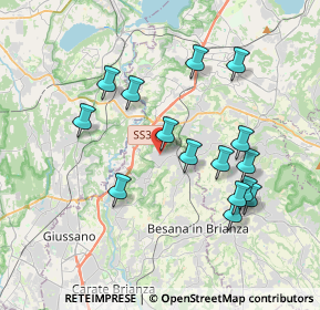 Mappa Via Conturno, 20837 Veduggio Con Colzano MB, Italia (3.632)