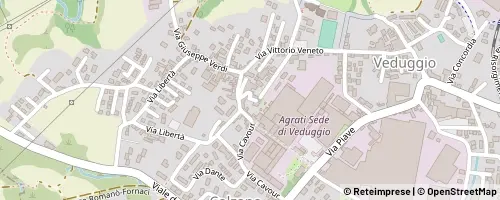 Mappa Veduggio con Colzano