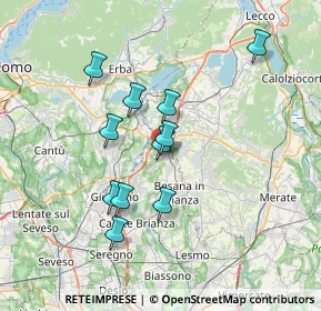 Mappa Via Conturno, 20837 Veduggio Con Colzano MB, Italia (6.12545)