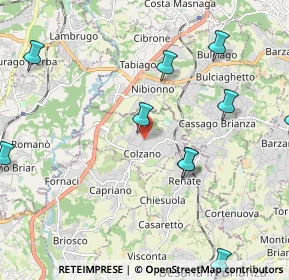 Mappa Via Conturno, 20837 Veduggio Con Colzano MB, Italia (2.69273)