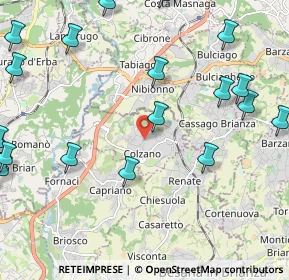 Mappa Via Conturno, 20837 Veduggio Con Colzano MB, Italia (3.015)