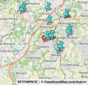 Mappa Via Conturno, 20837 Veduggio Con Colzano MB, Italia (1.92769)