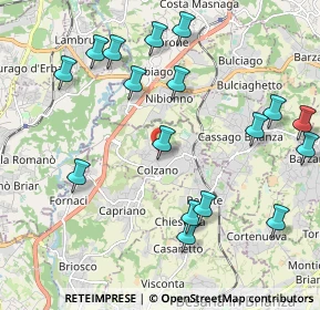 Mappa Via Conturno, 20837 Veduggio Con Colzano MB, Italia (2.33)