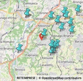 Mappa Via Conturno, 20837 Veduggio Con Colzano MB, Italia (2.14294)