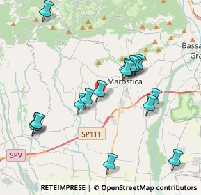 Mappa Via San Giuseppe, 36060 Pianezze VI, Italia (3.98438)