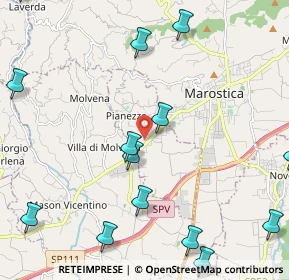 Mappa Via San Giuseppe, 36060 Pianezze VI, Italia (3.01533)