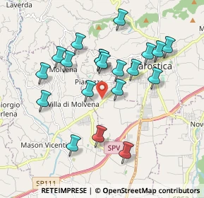 Mappa Via San Giuseppe, 36060 Pianezze VI, Italia (1.779)