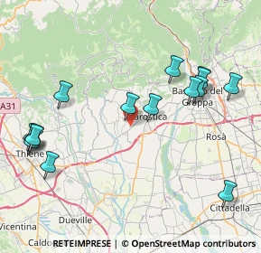 Mappa Via San Giuseppe, 36060 Pianezze VI, Italia (9.25)