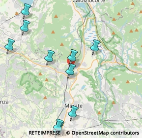 Mappa Via Borlengo, 23887 Olgiate Molgora LC, Italia (5.08091)