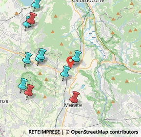 Mappa Via Borlengo, 23887 Olgiate Molgora LC, Italia (4.58364)