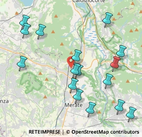 Mappa Via Borlengo, 23887 Olgiate Molgora LC, Italia (4.63125)