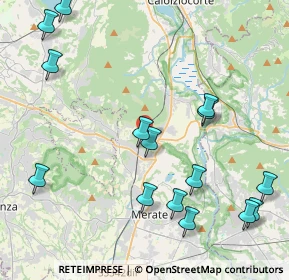 Mappa Via Borlengo, 23887 Olgiate Molgora LC, Italia (5.02933)