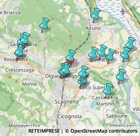 Mappa Via Borlengo, 23887 Olgiate Molgora LC, Italia (1.9645)