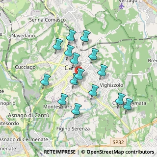 Mappa Via XI Febbraio, 22063 Cantù CO, Italia (1.592)