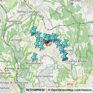 Mappa Via XI Febbraio, 22063 Cantù CO, Italia (1.14389)
