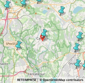 Mappa Via XI Febbraio, 22063 Cantù CO, Italia (7.657)