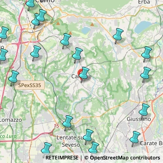 Mappa Via XI Febbraio, 22063 Cantù CO, Italia (6.702)