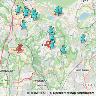 Mappa Via XI Febbraio, 22063 Cantù CO, Italia (4.92929)