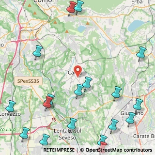 Mappa Via XI Febbraio, 22063 Cantù CO, Italia (6.827)